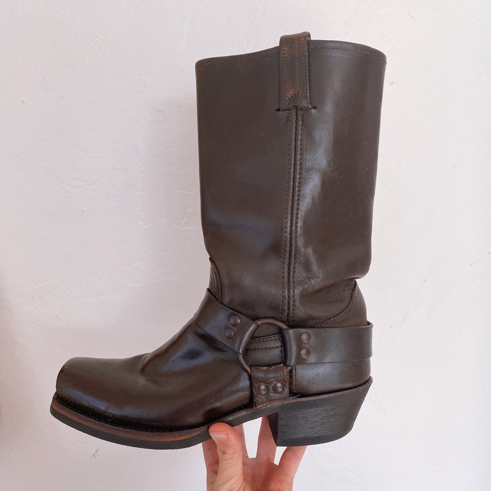 Frye Harness Leather Boots